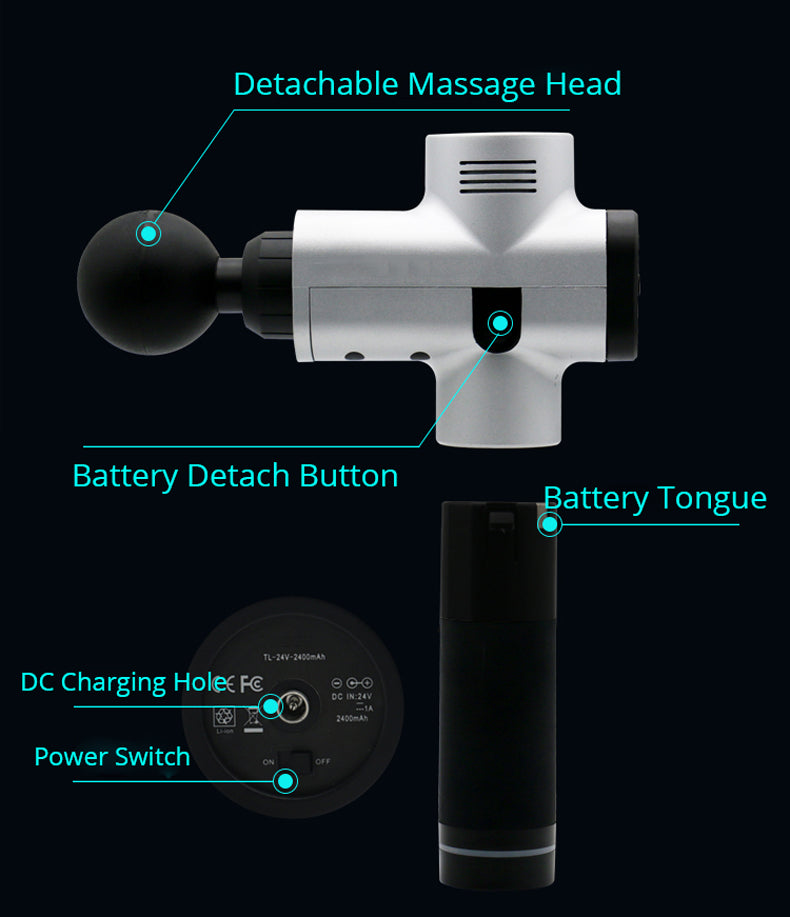 GadgetPik | Body Muscle Massager Electric Vibrating Therapy Guns
