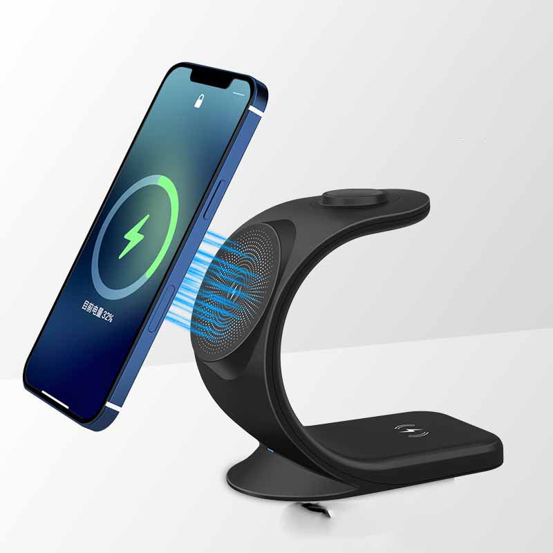 GadgetPik | Vertical Three-in-one Magnetic Wireless Charger