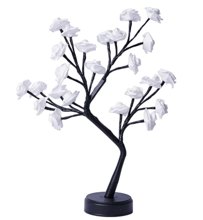 GadgetPik } Table Lamp Flower | Tree Rose Lamps Fairy Desk Night