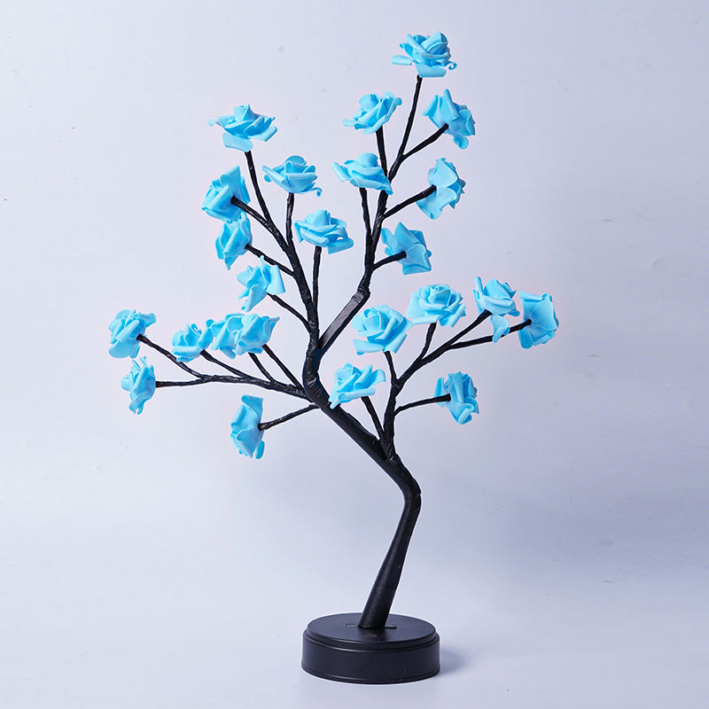 GadgetPik } Table Lamp Flower | Tree Rose Lamps Fairy Desk Night