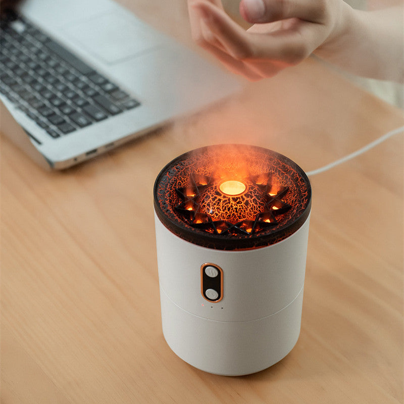 GadgetPik ] Volcanic Flame Aroma Essential Oil Diffuser USB Portable