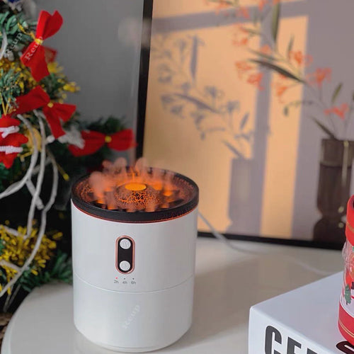 GadgetPik ] Volcanic Flame Aroma Essential Oil Diffuser USB Portable