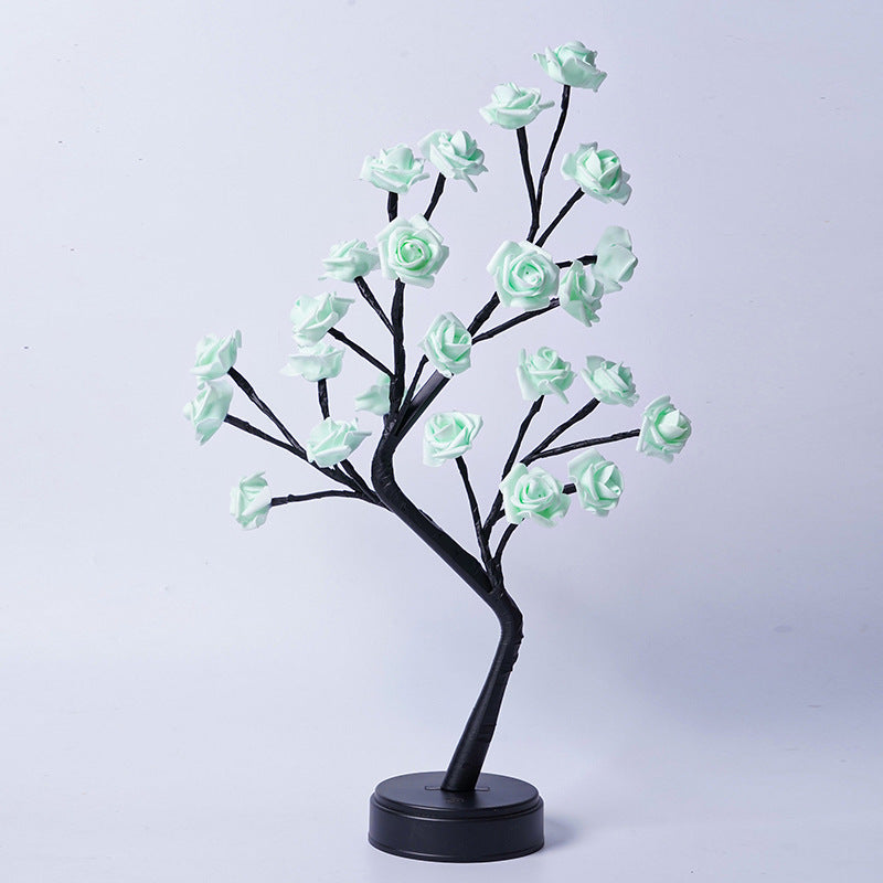 GadgetPik } Table Lamp Flower | Tree Rose Lamps Fairy Desk Night